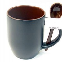 Кружка хамелеон черная/внутри кофе  (без ложки )  (36)XT-MXP05К
