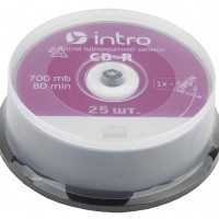 ДИСК INTRO  CD-R 52x  Cakebox25 (25)