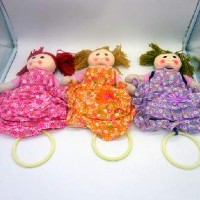 Панно текстильное  настенное "Кукла-кармашки" для мелочей 35146-3(200)
